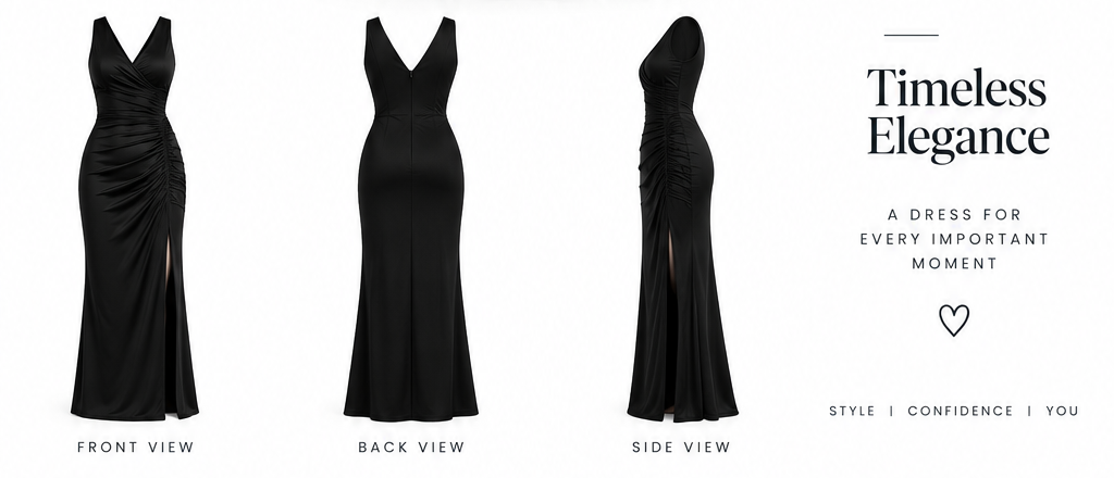 Black Sleeveless Ruched Bodycon Dress