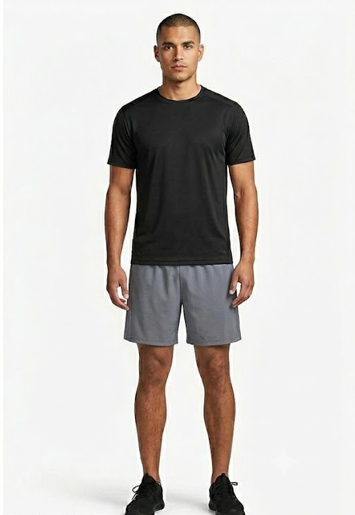 Men's Quick-Dry Athletic Shorts - Slate Grey