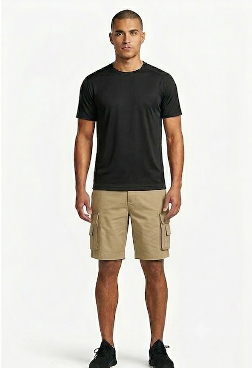 Men's Heavy-Duty Cargo Shorts - Desert Khaki