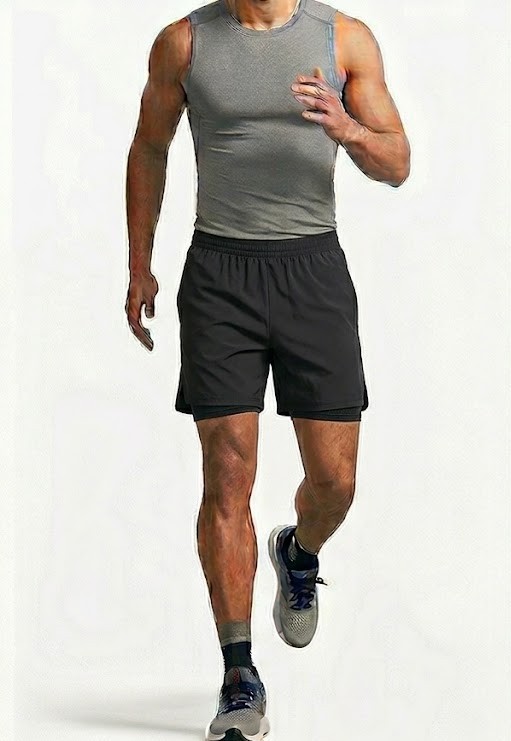 Men's 5-Pocket Denim Shorts - Washed Black