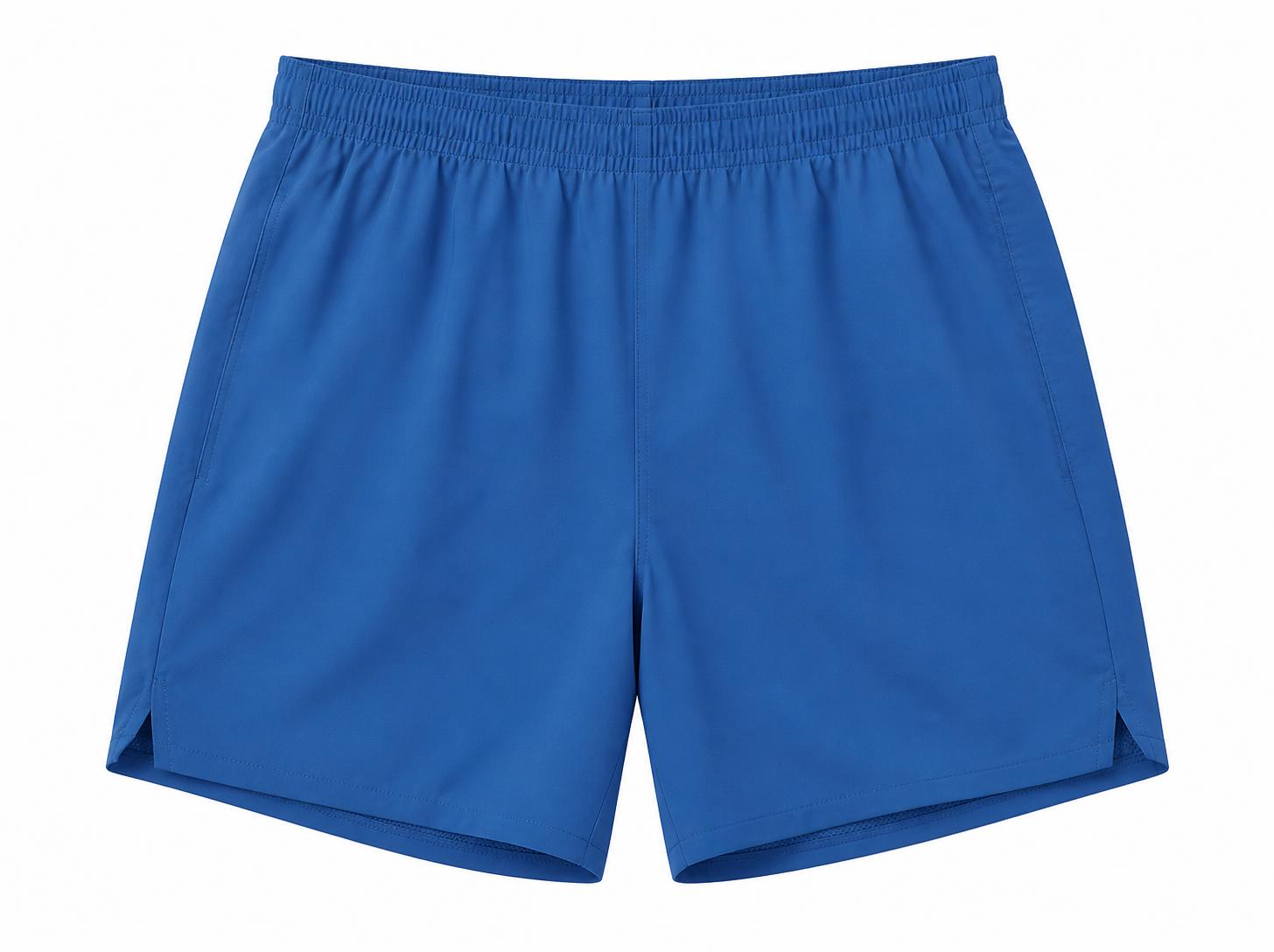 Men's Pro Split-Hem Running Shorts - Royal Blue