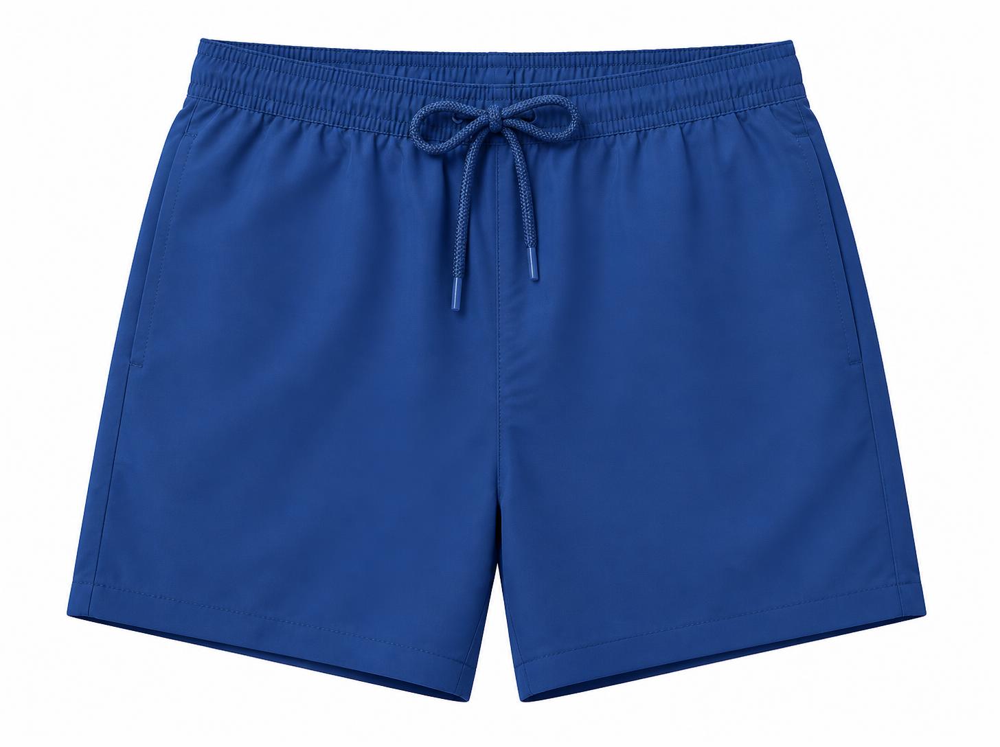Men's Drawstring Swim & Lounge Shorts - Deep Blue