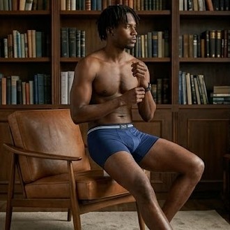 Men's Anti-Chafing Stretch Boxer Briefs - Royal Indigo