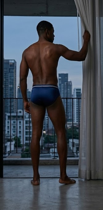 Men's Classic Cotton Hip Briefs - Royal Blue