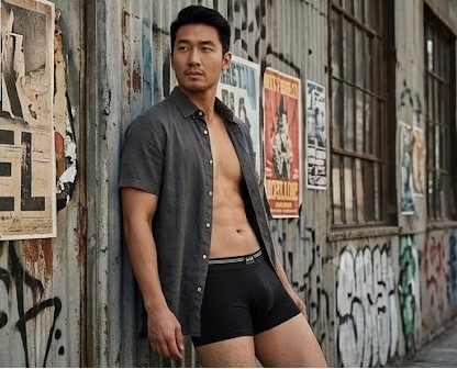 Men's Everyday Cotton Trunks - Obsidian Black