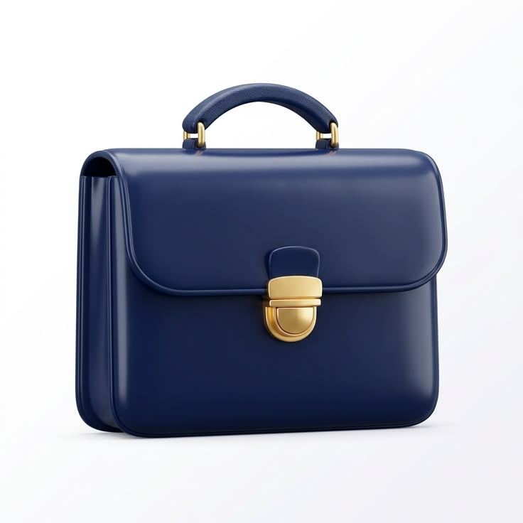 Women Navy Blue Structured Handbag