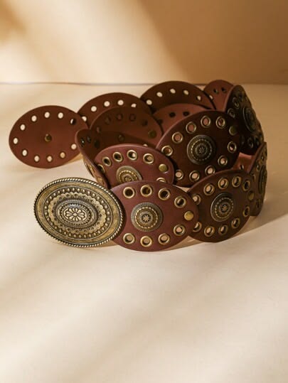 Vintage Studded Western Belt