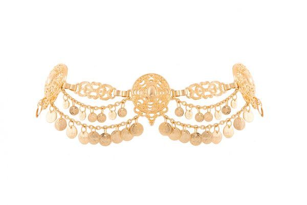 Gold Coin Chain Waist Belt