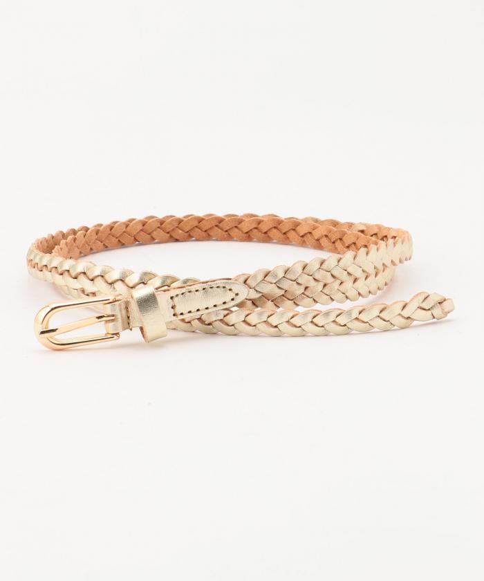 Cream Braided Belt