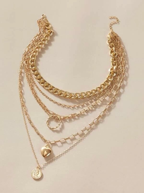 Pearl Rainbow Layered Necklace