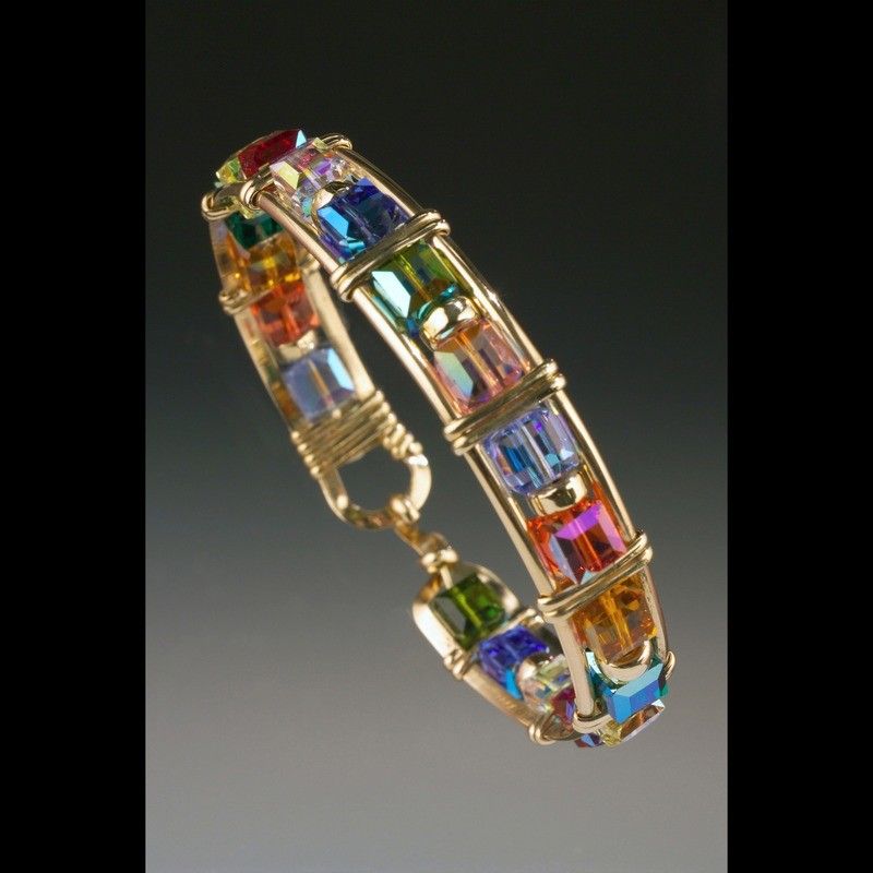 Natural Stone Mosaic Bracelet