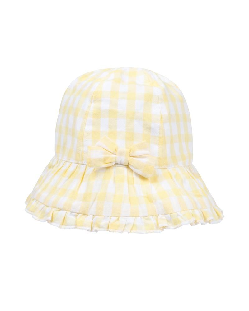 Gingham Bow-Tie Baseball Cap