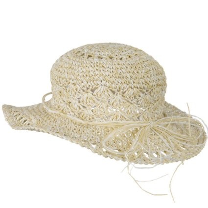 Boho Frayed Wide-Brim Hat