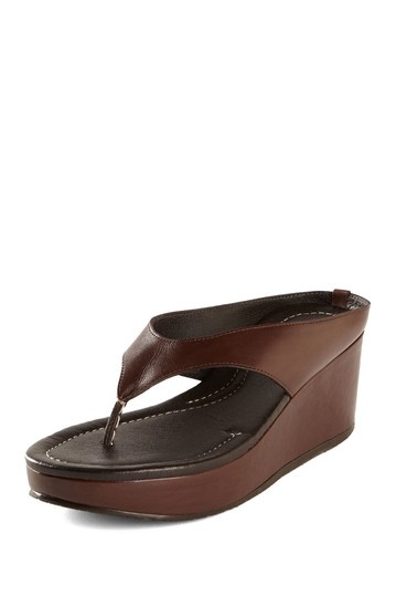 Chocolate Brown Minimal Heeled Mules