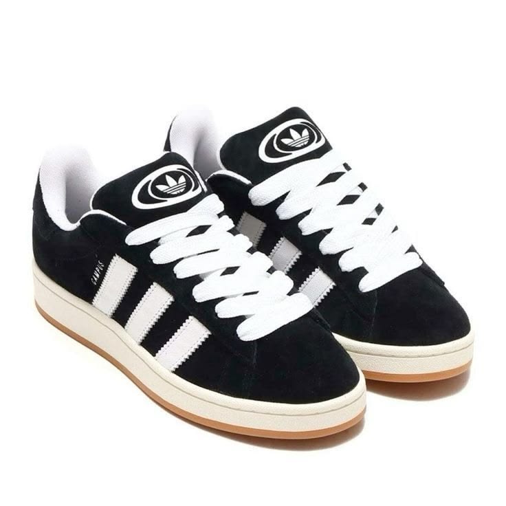 Black White Retro Casual Sneakers