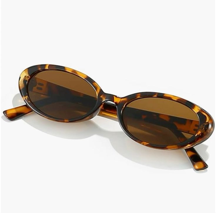 Tortoiseshell Vintage Oval Sunglasses