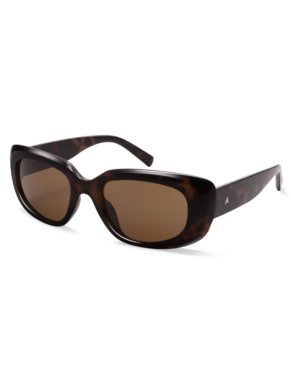 Thick Rim Black Rectangular Cateye Sunglasses