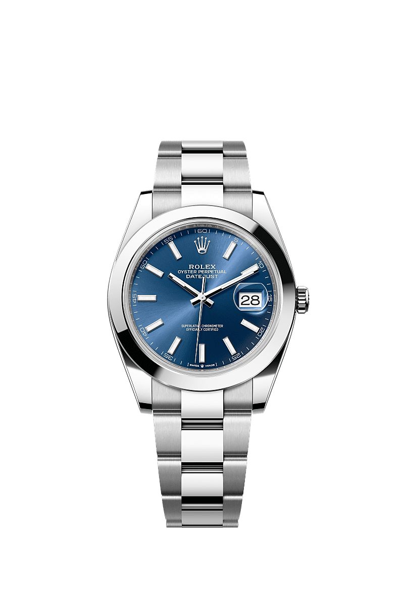 Midnight Sunray Blue Dial Steel Bracelet Watch