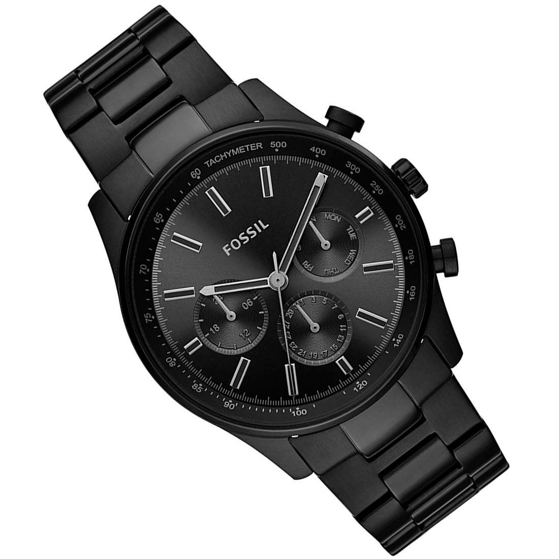 Matte Stealth All-Black Chrono Style Watch