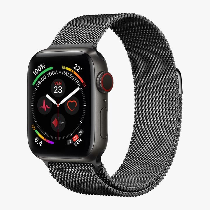 Ultra Titanium Smartwatch With Milanese Mesh Strap