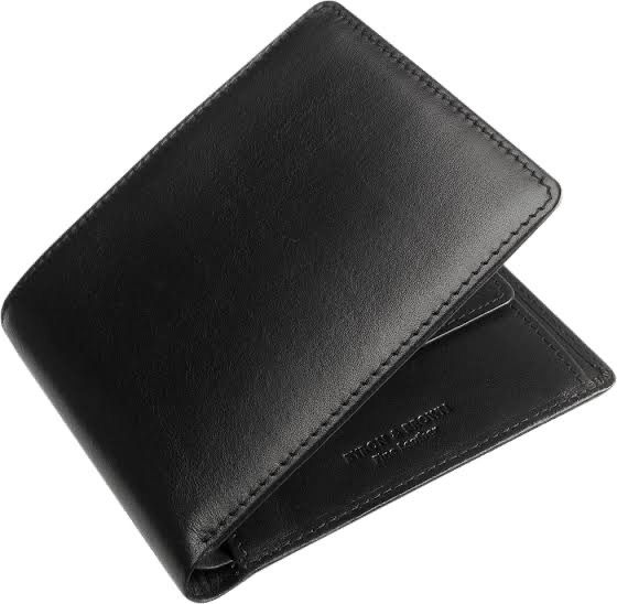 Textured Leather Tab Snap Bifold Wallet