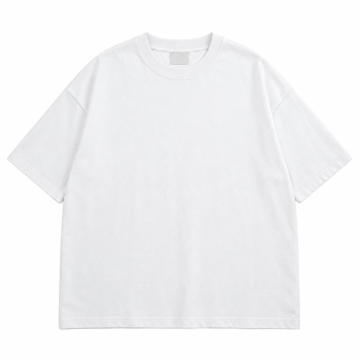 Men's Heavyweight Oversized Cotton T-Shirt - Crisp White