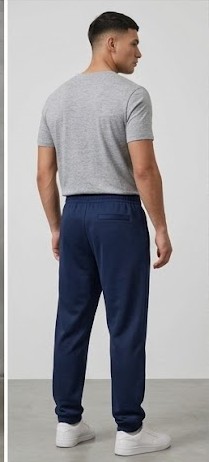 Men's Active Training Cuffed Trackpants - Deep Navy