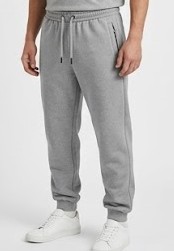 Men's Everyday Fleece Jogger Trackpants - Light Grey Melange