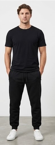 Men's Everyday Fleece Jogger Trackpants - Pitch Black